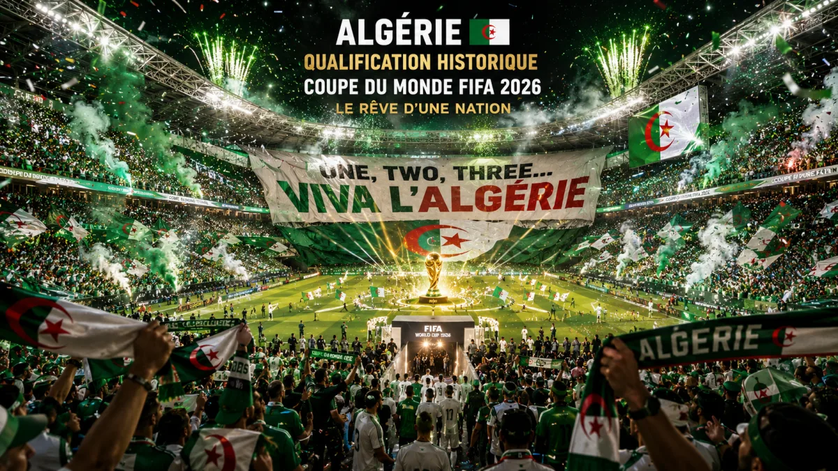 Supporters algériens en folie pour la Coupe du Monde 2026