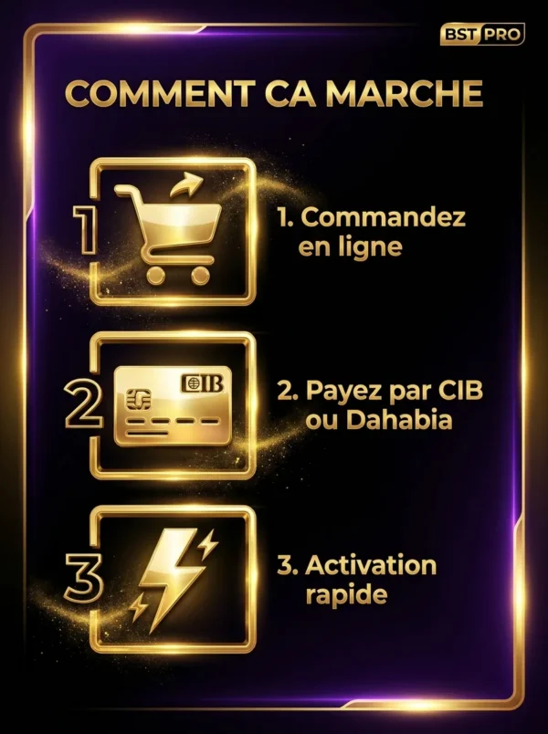 BST PRO IPTV TV et VOD illimite Algerie - comment ca marche
