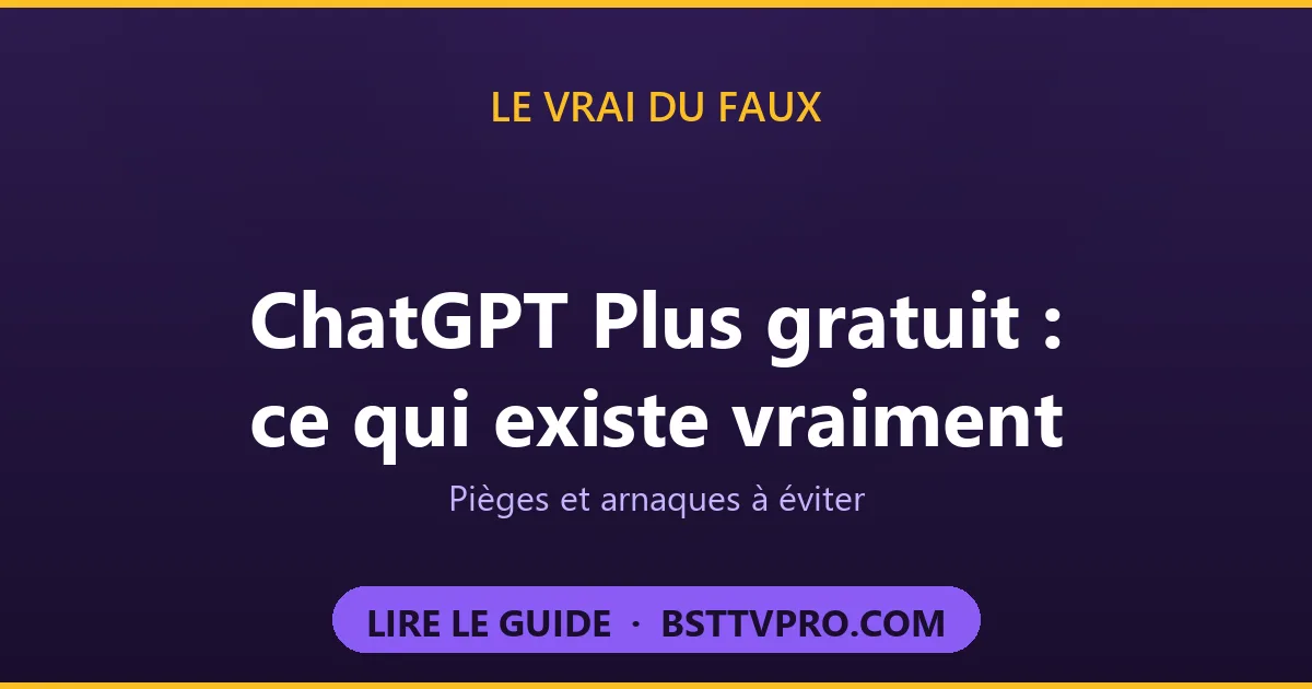 ChatGPT Plus gratuit en Algérie : le vrai du faux