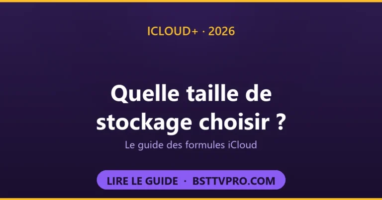 Quelle taille de stockage iCloud choisir en 2026