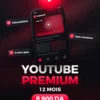 Abonnement YouTube Premium en Algérie 12 mois à 8 900 DA – BST PRO