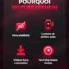 Abonnement YouTube Premium en Algérie – avantages : sans publicité, arrière-plan, hors connexion, YouTube Music